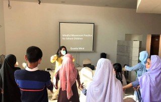 Mindfulness Training for School Kids at the Children Literature Festival