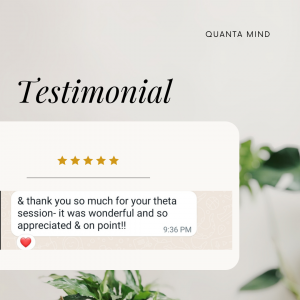 ThetaHealing Testimonial for Sana Naseem