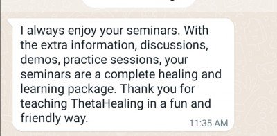 Testimonial ThetaHealing