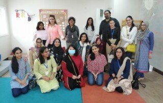 A group of participants at an online ThetaHealing workshop at Karachi Wellness Festival 2022 conducted by Sana Naseem Quanta Mind