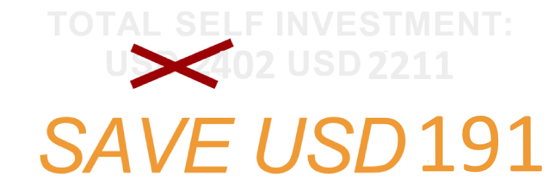 An image about savings of US$ 191 on thetahealing seminars
