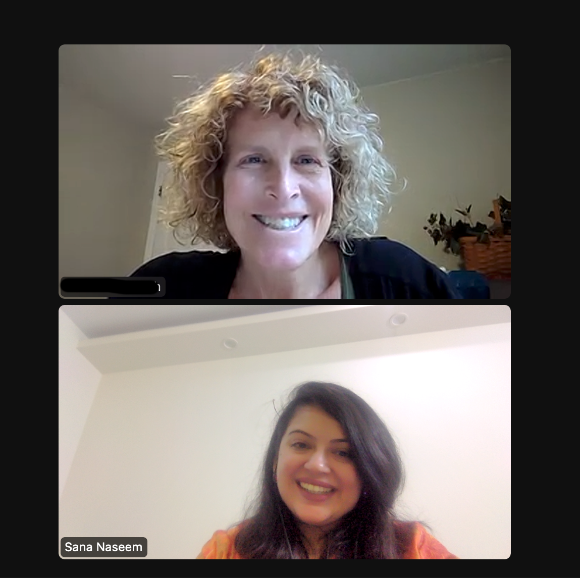 Magical smiles in Theta healing Advanced DNA online practitioner seminar graduation with Instructor Sana Naseem